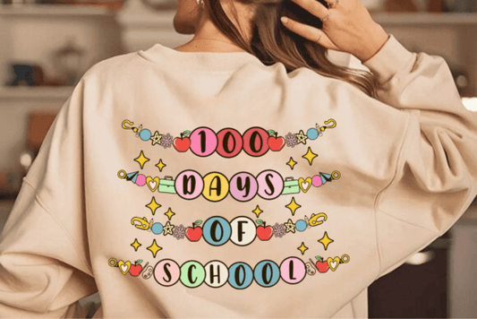 Little girl 100 Days Bracelet Transfer
