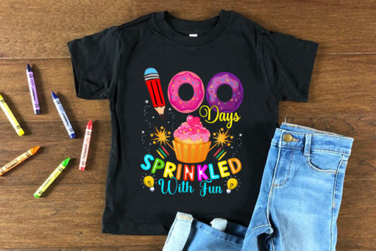 Sprinkled 100 Days of School Transfer