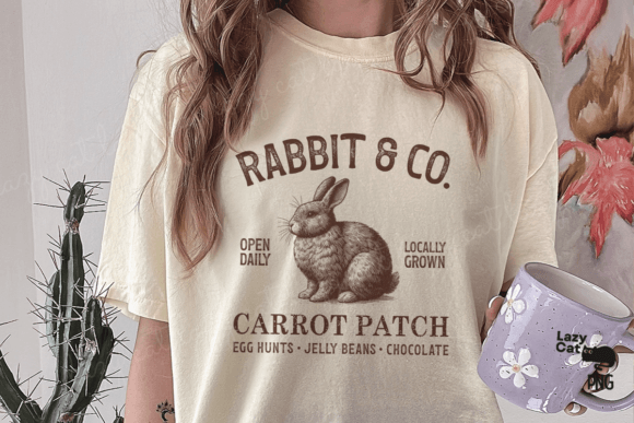 Vintage Rabbit Easter Spring
